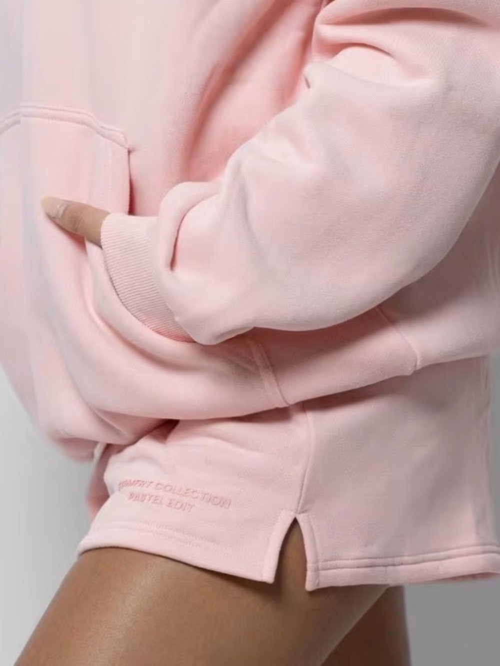 Women's Pastel Pink Athletic Drawstring Shorts